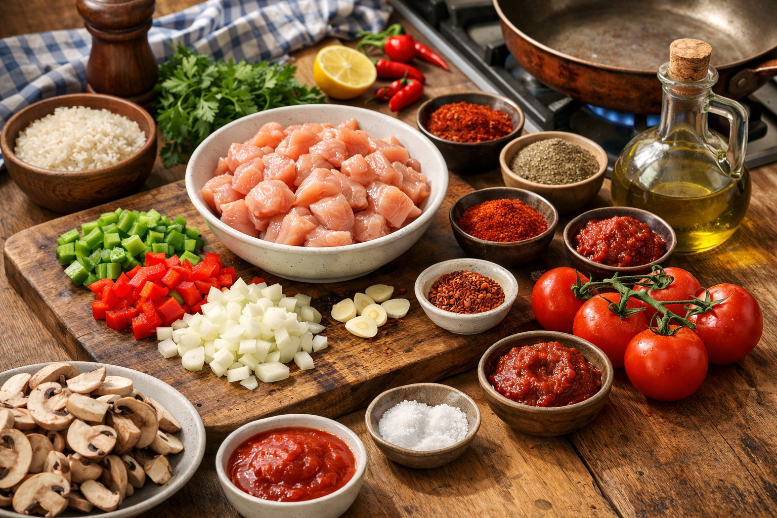 Tavuk Sote Hazırlık